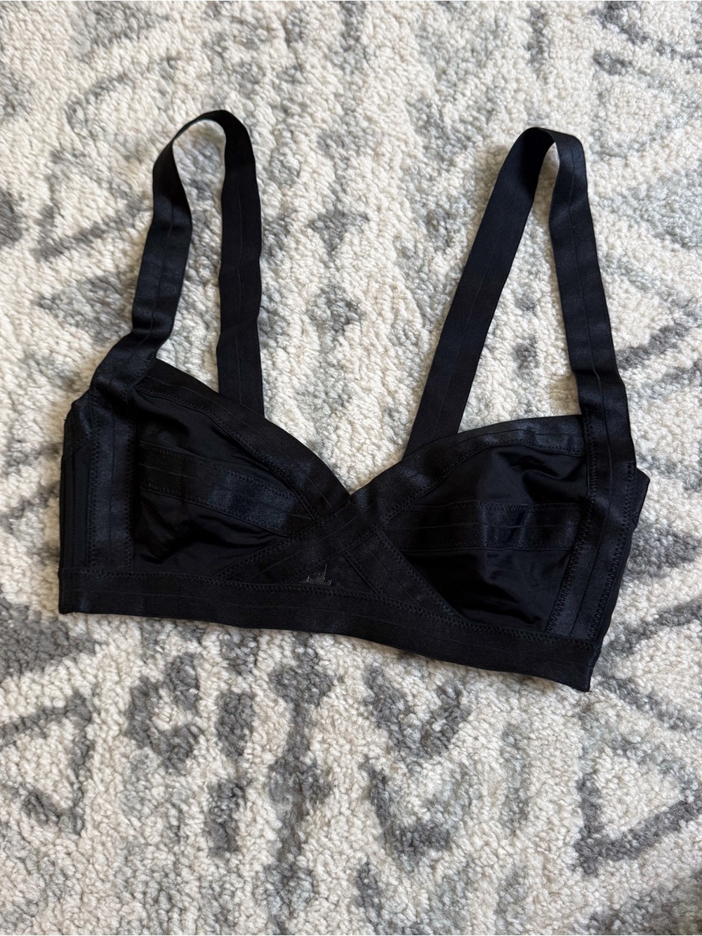 H&M black bra bikini top
